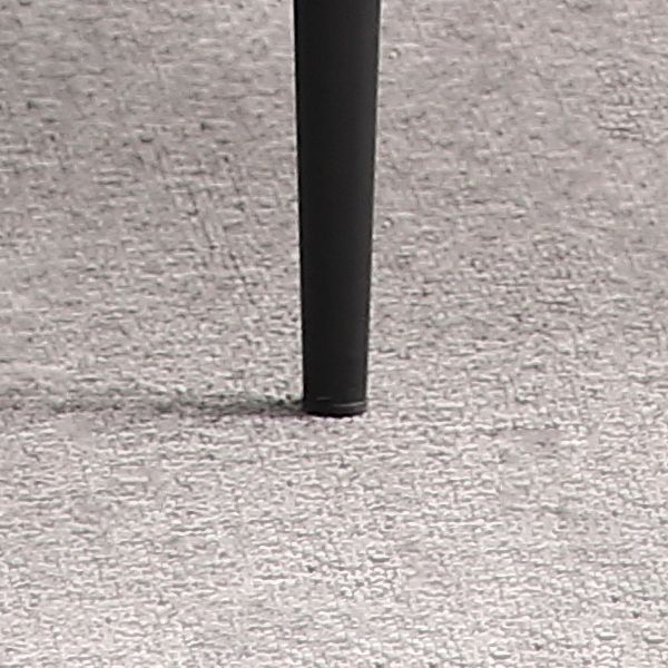 Chaises de salle à manger contemporaines chaise sans bras avec des jambes en métal pour la maison