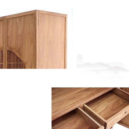 Ropa de vestuario de estilo moderno Rail Rail Armario de madera