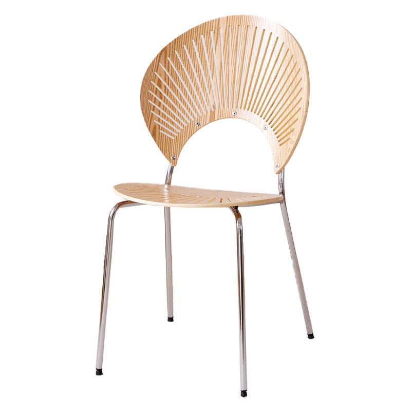 Contemporary Metal Kitchen and Dining Room Chair Open Back Dining Side Chair Clearhalo 'Dining Chairs' 'Dining Tables & Seating' 'dining_chair' 'furn' 'furn_dining_chair' 'Furniture' 'furniture_dining_chair' 'Kitchen & Dining Furniture' 1200x1200_173f6caa-c856-4693-bb90-946b7399955a