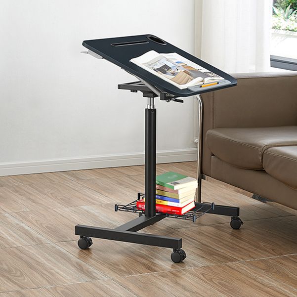 Scrivania per ufficio curvo contemporanea scrivania con gambe metalliche