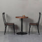 Industrial Coffee Shop Metal Side Chair Black Cross Back Folding Chair Clearhalo ' kitchen&dining_furn' 'Dining Chairs' 'Dining Tables & Seating' 'dining_chair' 'furn' 'furn_dining_chair' 'Furniture' 'furniture_dining_chair' 'Kitchen & Dining Furniture' 'kitchen' 1200x1200_1741aedb-ad55-438d-a4f7-0aeeff35757d