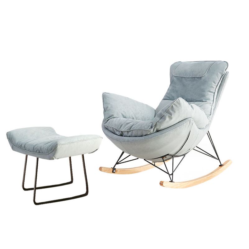 Chaise d'accentuation à bascule décontractée, canapé de loisirs pour balcon et salon