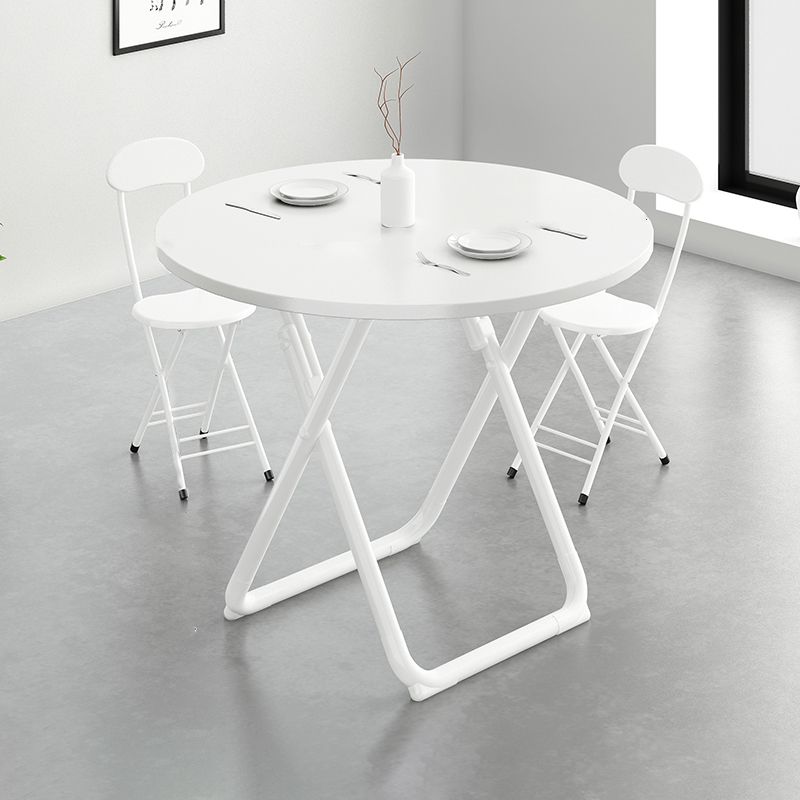 Modern Wooden Dining Room Set with Round Table Space-Saving Design Home Use Dining Table Furniture Clearhalo 'Dining Room Sets' 'Dining Tables & Seating' 'dining_room_set' 'furn' 'furn_dining_room_set' 'Furniture' 'furniture_dining_room_set' 'Kitchen & Dining Furniture' 'kitchen&dining_furn' 'kitchen' 1200x1200_17459ae4-2c8d-4f5f-bd08-70305421d334