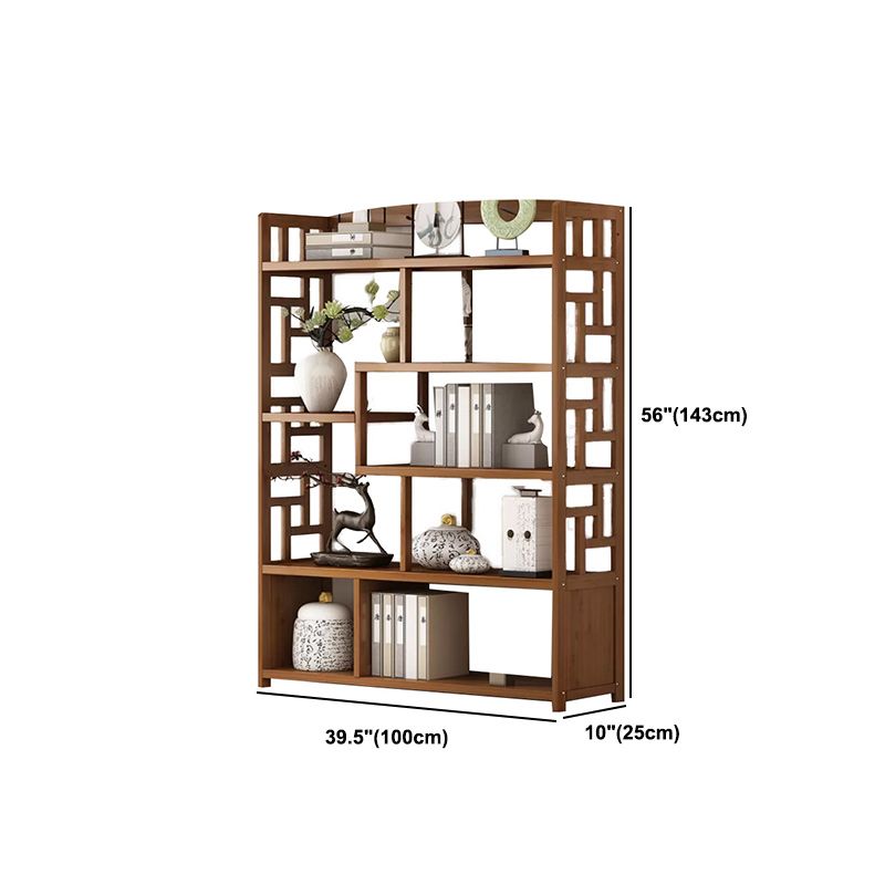 Estantería estándar de estilo contemporáneo de estilo de bambú sólido para la sala de estudio