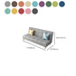 Contemporary Cushions Armless Living Room with Storage Settee