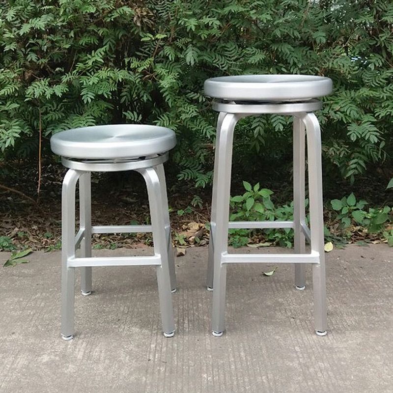 Metal Bar Chair Modern Restaurant With Foot Aluminum Alloy Counter Stool Simple Cafe Clearhalo 'Bar Furniture' 'Bar Stools' 'bar_stools' 'furn' 'furn_bar_stools' 'furniture_bar_stools' 'Kitchen & Dining Furniture' 'kitchen&dining_furn' 'kitchen' 'kitchen_furn' Furniture' 1200x1200_174aa8ef-c6b2-4afb-8b61-5f375bad1c21