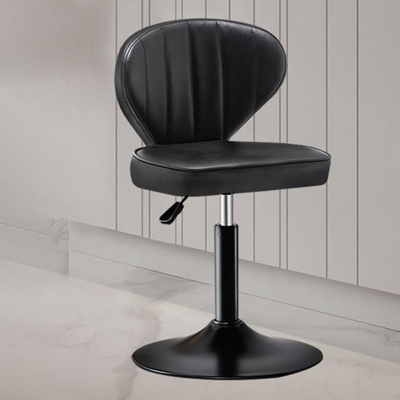 Home Swivel verstelbare hoogte Krukkruk Moderne matte afwerking Lederen barstool