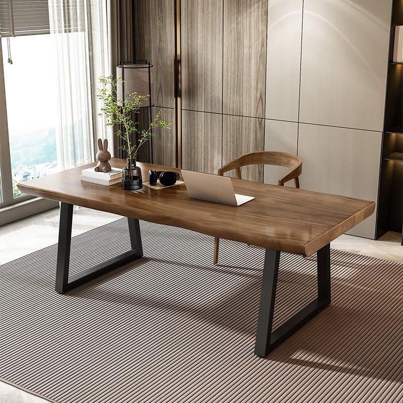 Table de travail de bureau gratuit Tableau d'écriture en bois massif moderne