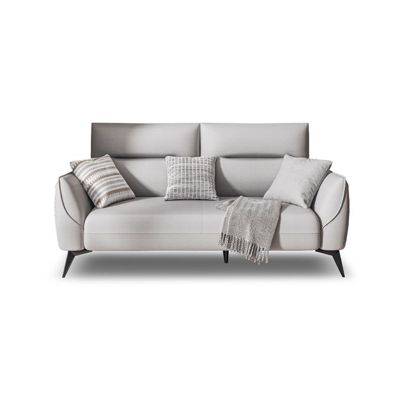 Contemporary Glam Faux Leather Sofa with Storage, Square Arm for Living Room Clearhalo 'furn' 'furn_sofas' 'Furniture' 'Living Room Furniture' 'Sofa' 'sofas' 1200x1200_174dc402-007e-441d-b2fc-9d86046691ba