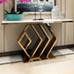 16 inch Wide Accent Table Rectangle Shape Console Table for Hall