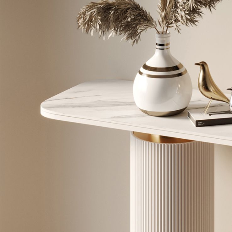 Consola Glam Tabla 15.74 "Mesa de sofá de la consola rectangular W para Hall