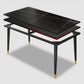 Simple Kitchen Standard Dining Table Sintered Stone Rectangle Dining Table with 4 Legs Base Clearhalo ' dining_table' 'Dining Tables & Seating' 'Dining Tables' 'furn' 'furn_dining_table' 'Furniture' 'furniture_dining_table' 'Kitchen & Dining Furniture' 'kitchen&dining_furn' 'kitchen' 'kitchen_dining_table' 1200x1200_17500d19-a921-4633-9dbb-95bf23cd5247