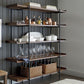 Etagere Open Back Bookshelf Wooden Industrial Bookcase with Shelves Clearhalo 'Bookcases' 'furn' 'furn_bookcases' 'Furniture' 'Office Furniture' 1200x1200_175adfa6-fe8c-4141-be1c-8083a7bc441c