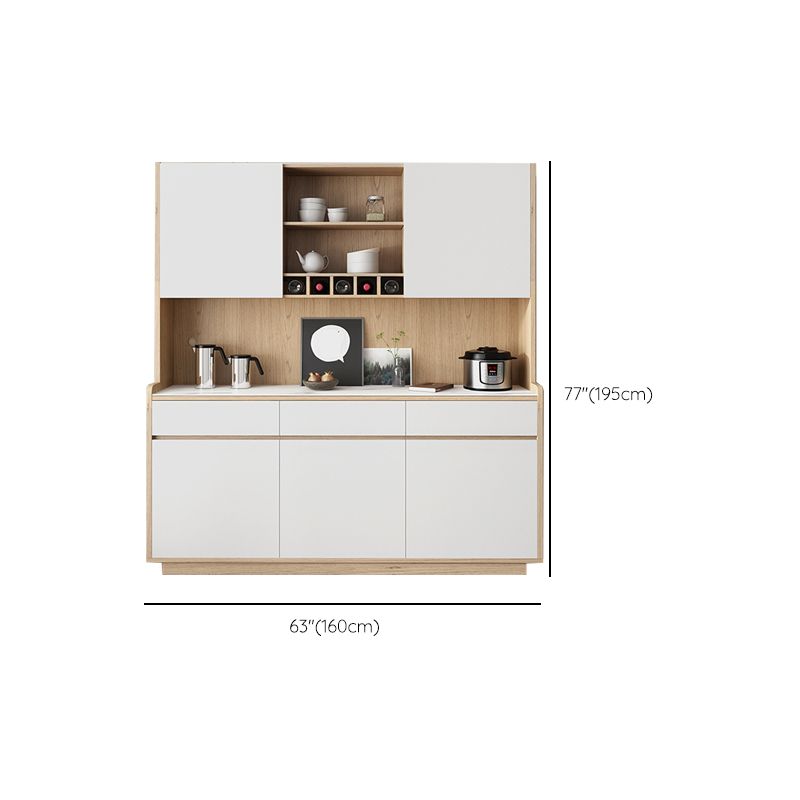 Cinque porte tre cassetti Server buffet glam per soggiorno per soggiorno