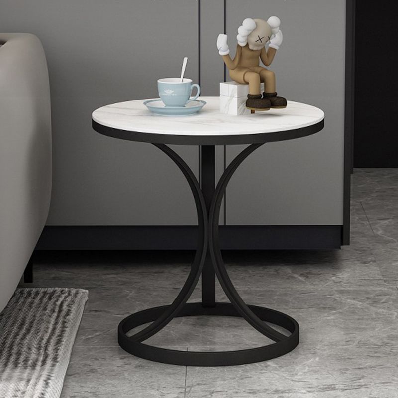 Tavolo da tavolo moderno di round -end per sala da pranzo e casa