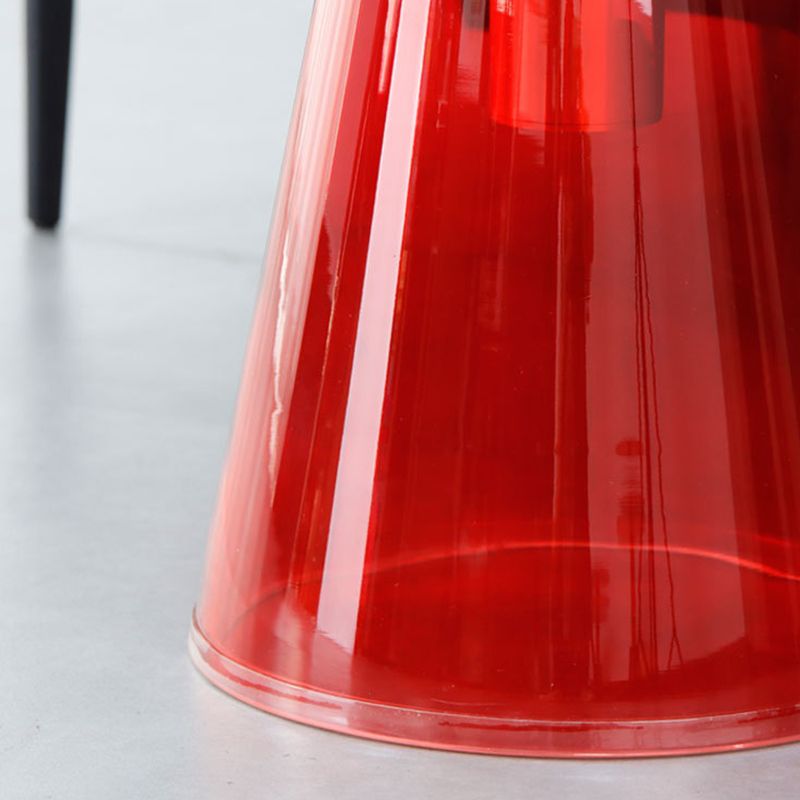 Contemporary Glass Pedestal Round Living Room Glass Top Side Table Clearhalo 'Coffee & Accent Tables' 'End & Side Tables' 'end_side_tables' 'furn' 'furn_end_side_tables' 'Furniture' 'Living Room Furniture' 1200x1200_1760425b-2698-4b2c-922a-1d139c5f8051