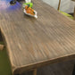 Rectangle Double Pedestal Industrial Dining Table Fixed Table of Solid Wood Clearhalo ' dining_table' 'Dining Tables & Seating' 'Dining Tables' 'furn' 'furn_dining_table' 'Furniture' 'furniture_dining_table' 'Kitchen & Dining Furniture' 'kitchen&dining_furn' 'kitchen' 'kitchen_dining_table' 1200x1200_1760c7e1-69e0-4a0e-ab86-f8d7ab6ae4ff