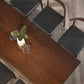 Industrial Dining Set 1/5/7 Pieces Rectangle Pine Wood Dining Table for Kitchen