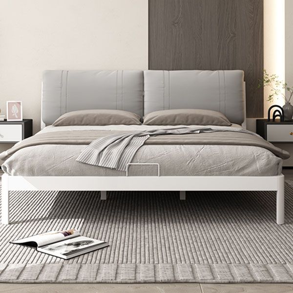 Modern Wire-Grid Metal Bed 78.74" L Bed Frame with Headboard Clearhalo 'Bedroom Furniture' 'Beds' 'furn' 'furn_beds' 'Furniture' 1200x1200_1761cf0f-9467-4717-90b2-dddfe9445fd9
