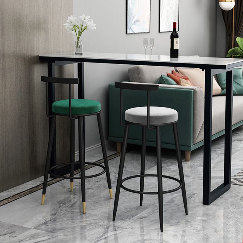 Runde Sitzpolstertischhocker Industrial Armless Bar Chai
