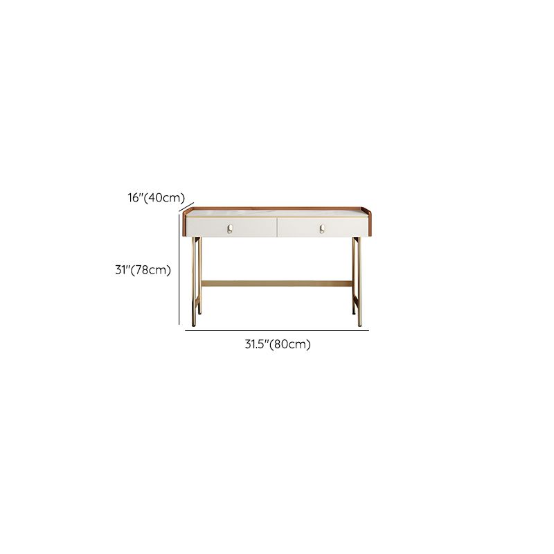 15 "brede glamour make-up ijdelheid houten kaptafel met lade