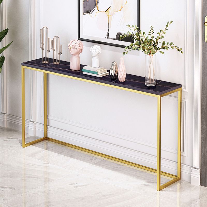 29,53 "tavolo da consolle glam alto tavolo resistente alle macchie con 1 scaffale