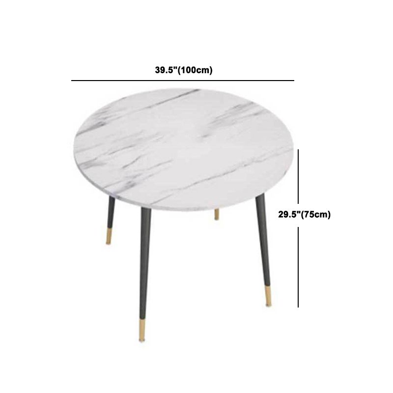 Ensemble de table ronde contemporaine 1/2/5 Pieces Pièces Ensemble de restauration pour la cuisine