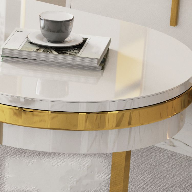 Glam Marble Office Desk with Gold Metal Base for Home Writing Desk Clearhalo 'furn' 'furn_office_desk' 'Furniture' 'Office Desks' 'Office Furniture' 'office_desk' 1200x1200_1768c8e5-8fa9-4091-904b-7f8b424f4f91