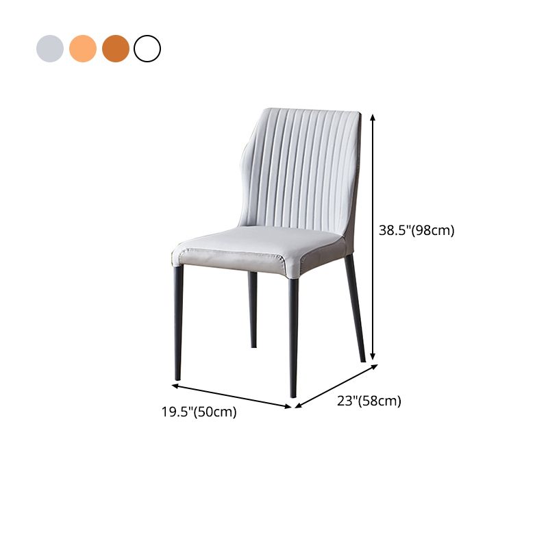 Modern 1/4/5/6/7 Pieces Dining Set Rectangle White Dining Table Set for Home Use Clearhalo 'Dining Room Sets' 'Dining Tables & Seating' 'dining_room_set' 'furn' 'furn_dining_room_set' 'Furniture' 'furniture_dining_room_set' 'Kitchen & Dining Furniture' 'kitchen&dining_furn' 'kitchen' 1200x1200_176bbc8f-fd72-4967-b39a-4f9c7283f8e1