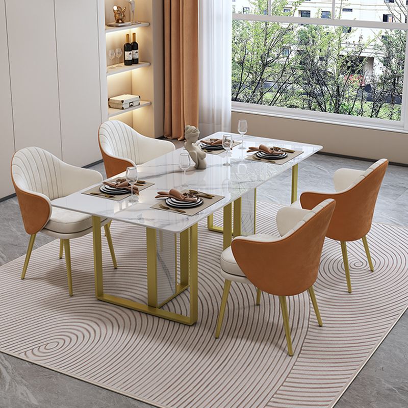 Muebles de piedra glamera 1/5 piezas de comedor de altura estándar para uso doméstico