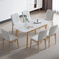 Modern Sintered Stone Top Standard Dining Set Rectangle White Dining Set for Kitchen Clearhalo 'Dining Room Sets' 'Dining Tables & Seating' 'dining_room_set' 'furn' 'furn_dining_room_set' 'Furniture' 'furniture_dining_room_set' 'Kitchen & Dining Furniture' 'kitchen&dining_furn' 'kitchen' 1200x1200_1771fec1-459f-4083-8c15-7cbcd4d590bb
