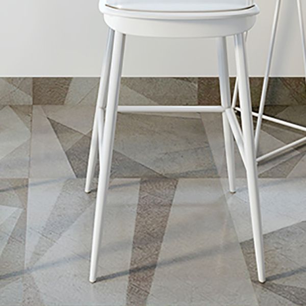 Contemporary Acrylic Bar Stools Low Back Living Room Counter Chair