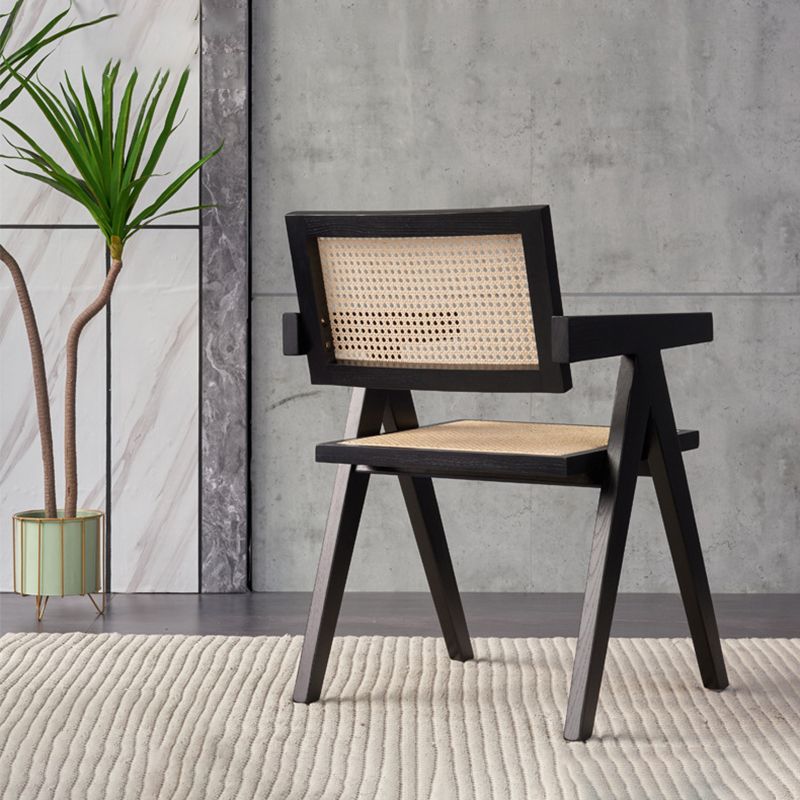 Contemporary Style Open Back Dining Side Chair Wood Single Dining Chair Clearhalo ' kitchen&dining_furn' 'Dining Chairs' 'Dining Tables & Seating' 'dining_chair' 'furn' 'furn_dining_chair' 'Furniture' 'furniture_dining_chair' 'Kitchen & Dining Furniture' 'kitchen' 1200x1200_17768ffd-b962-44f5-b71a-d91add1daef9