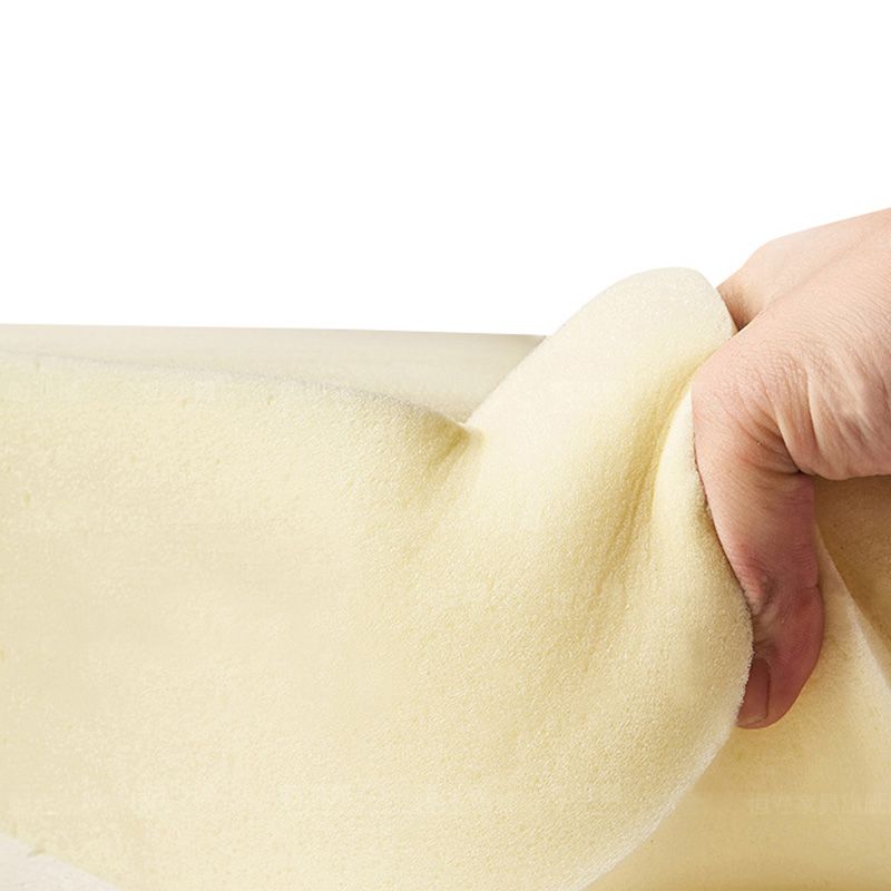 Flared Arm Sofa 30.31" High Faux Leather Sofa with Loose Back