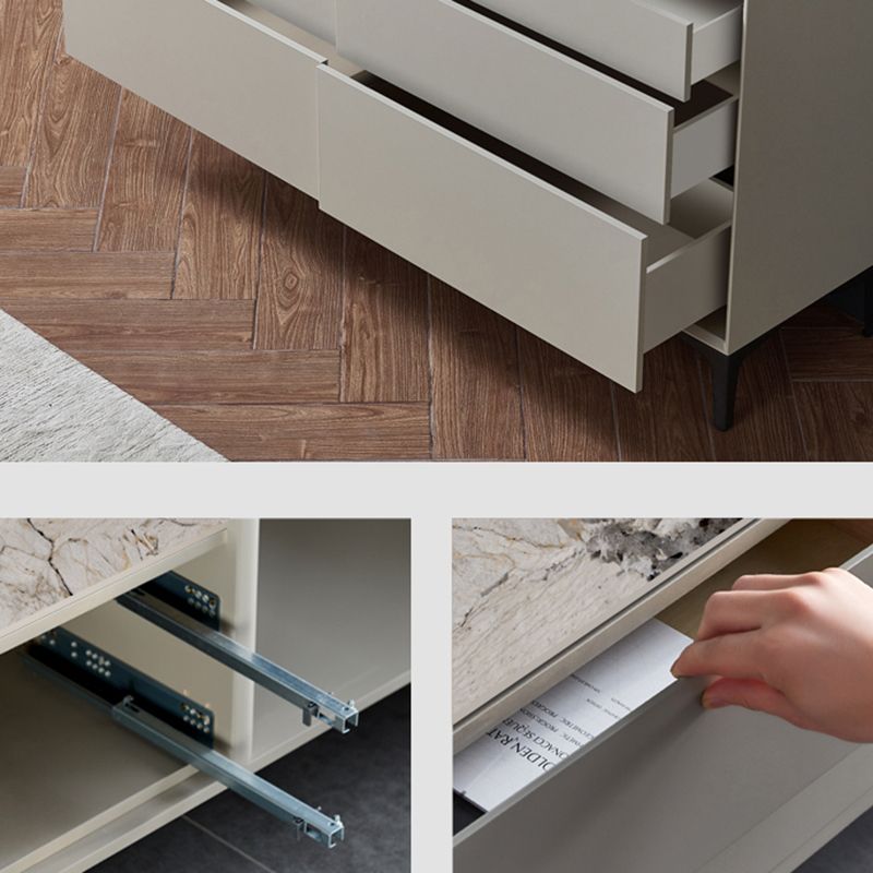 Contemporary Storage Chest Stone Dresser with 6 Drawers , 12.48/15.6 Inch W Clearhalo 'Bedroom Furniture' 'Dressers & Chests' 'dressers_chests' 'furn' 'furn_dressers_chests' 'Furniture' 1200x1200_17782c2d-5365-4d96-a1c1-afa5aba2254b