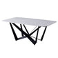 Modern Dining Set 1/4/5/7 Pcs Rectangle Dining Table with Wingback Chairs Clearhalo 'Dining Room Sets' 'Dining Tables & Seating' 'dining_room_set' 'furn' 'furn_dining_room_set' 'Furniture' 'Kitchen & Dining Furniture' 1200x1200_1782483f-74d4-4229-88c8-8daf32f9ffc0