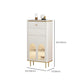 11,7 inch brede opbergkist Klassiek Glam-dressoir met 1/2/3 laden