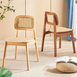 Zeitgenössischer Massivholz im Innen im Freien im Freien armlose Esstuhl