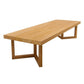 Rectangle Wood Color Dining Table Solid Wood Table Modern with Double Pedestal Clearhalo ' dining_table' 'Dining Tables & Seating' 'Dining Tables' 'furn' 'furn_dining_table' 'Furniture' 'furniture_dining_table' 'Kitchen & Dining Furniture' 'kitchen&dining_furn' 'kitchen' 'kitchen_dining_table' 1200x1200_178440ef-a477-4373-bb4c-1db12e330e1d
