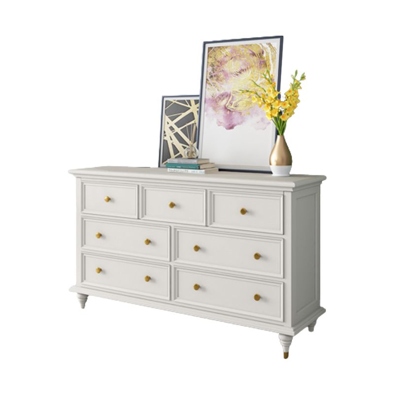 Glam Solid Wood Chest Home Storage Chest in White with Drawers Clearhalo 'Bedroom Furniture' 'Dressers & Chests' 'dressers_chests' 'furn' 'furn_dressers_chests' 'Furniture' 1200x1200_1787a8dc-e3e5-4e54-a6a7-10edf04d820f