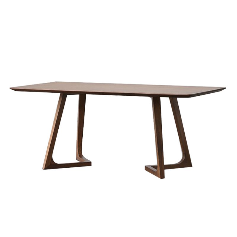 Set da pranzo in legno marrone 1/4/5/6 pezzi set di dinette moderna per casa