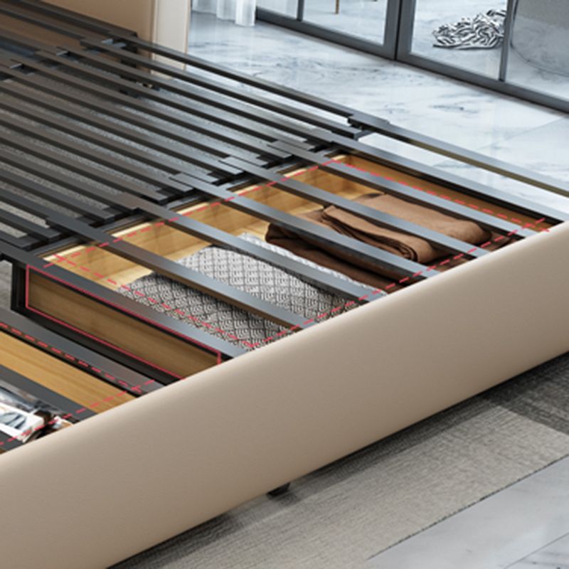 Modern Sleeper Sofa Flared Arms Futon Sleeper Sofa Bed with Storage