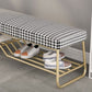 Glam Rectangle Seating Bench Cushioned Shoe Storage Entryway and Bedroom Bench Clearhalo 'Benches' 'Chairs & Seating' 'furn' 'furn_benches' 'Furniture' 'Living Room Furniture' 1200x1200_178cd38e-49a5-4604-964c-0d7b57692b06