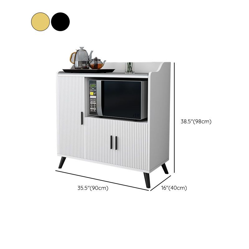 Server da pranzo bianco pietra top glam sideboard in legno finto per cucina