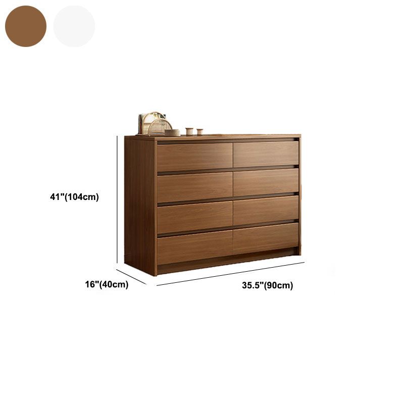 Commode de rangement contemporaine en bois pour chambre à coucher avec tiroirs