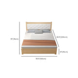 Lit de tête de lit de lit moderne avec des jambes en or personnalisées