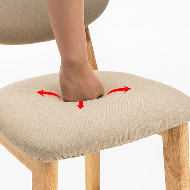 Milk Tea Shop Scandinavian Leather Stool Matte Finish Rubberwood Footrest Barstool Clearhalo 'Bar Furniture' 'Bar Stools' 'bar_stools' 'furn' 'furn_bar_stools' 'Furniture' 'furniture_bar_stools' 'Kitchen & Dining Furniture' 1200x1200_179944b0-5610-4a3e-916f-92eb16561e26