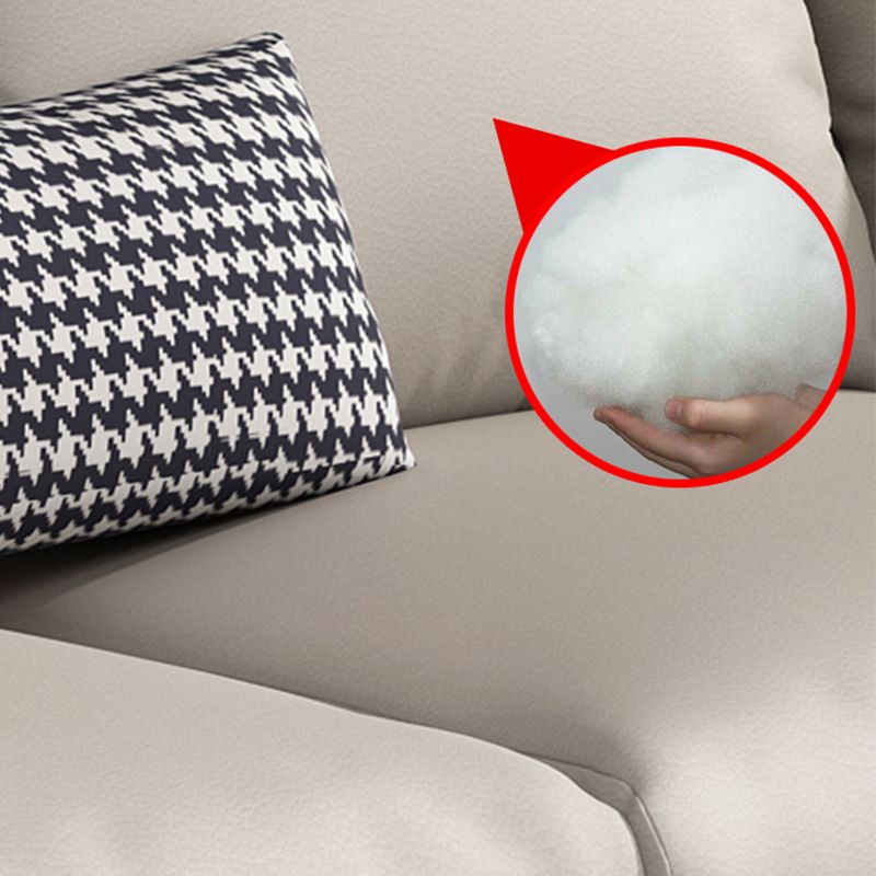 Scandinavian Faux Leather Straight Arm Sofa/Sectional with Stain-Resistant Clearhalo 'furn' 'furn_sectionals' 'Furniture' 'furniture_sectionals' 'Living Room Furniture' 'Sectionals' 1200x1200_1799af64-f2c6-4047-9fb6-e4394e2f2368