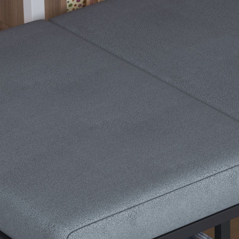 Canapé-lit à petit cuir en cuir en cuir avec canapé-lit scandinave rangement