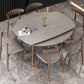 Modern Dining Set 1/4/7 Pieces Folding Dining Table with Open Back Dining Side Chairs Clearhalo 'Dining Room Sets' 'Dining Tables & Seating' 'dining_room_set' 'furn' 'furn_dining_room_set' 'Furniture' 'Kitchen & Dining Furniture' 1200x1200_179ad9db-3328-4d45-980c-59d7a6fed94d